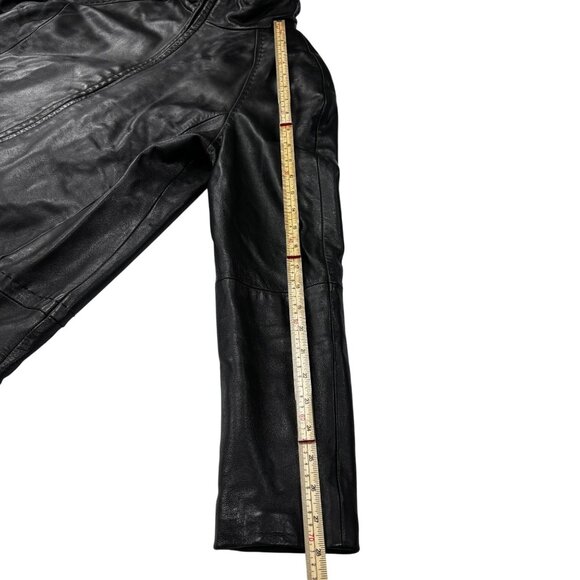 Wilsons Leather Womens Black Jacket With Thinsulate Insulation M Size - Picture 7 of 10